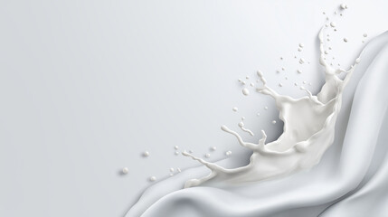 Fresh and creamy milk with natural purity nutritious white liquid beverage perfect for health hydration and culinary use in food industry