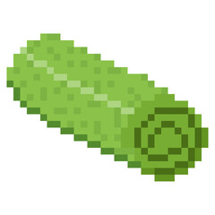 Fototapeta premium 32-bit Malaysia Traditional Kuih Ketayap Pixel Art