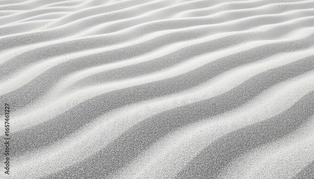 Poster white sand waves create an abstract pattern of light and shadow that would be perfect for many graph