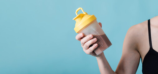The key to a healthy body, Nourishing yourself with a protein shake for complete physical wellness,...