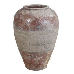 Elegant marble vase with natural earthy tones