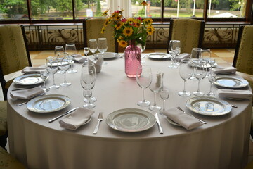 wedding table setting