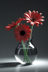 gerbera flower in vase