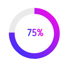 Vector icon progres loading 4000×4000px 350dpi 75%