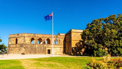Australian Landmark, Sunny Day, Coastal Setting