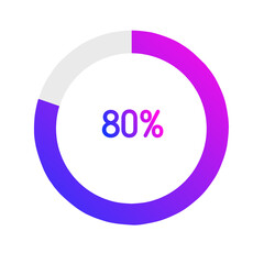 Vector icon progres loading 4000×4000px 350dpi 80%