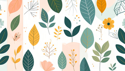  Abstract Floral Pattern