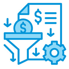 Sales Pipeline Outline Icon