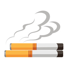 realistic cigarette smoke vector 