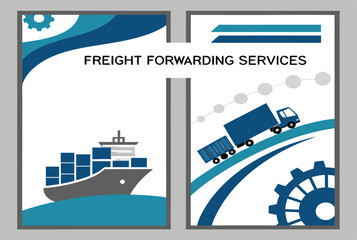 Freight Forwarder Services &ndash; Brochure Layout
