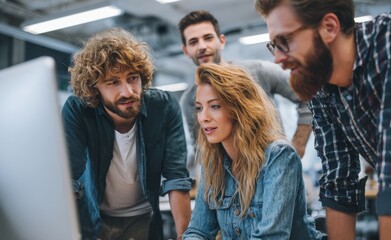 Collaborative discussion among creative designers in a startup team