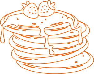 Breakfast Pancakes Line