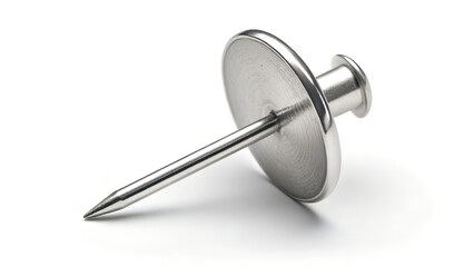 single-thumb-tack-with-isolated-background