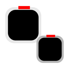 Collage photo effect Photos mock up template background	