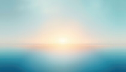 Obraz premium Gentle gradient of blues and yellows creating a peaceful, calming, and serene abstract backdrop for a variety of design applications