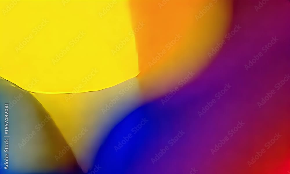 Poster blurred background of a rainbow color gradient, with soft and smooth colors, blurred edges, and spac