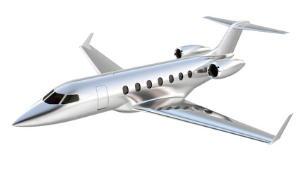 Fototapeta premium Vector illustration of a passenger jet aircraft flying in the sky isolated on a white background