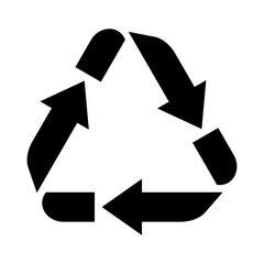 リサイクルマークのアイコンイラスト001