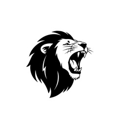 Obraz premium lion head vector
