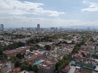 Mexico City, a 2026 World Cup host city, in an aerial photograph