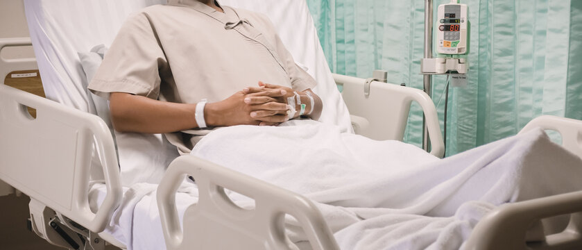 patient in a hospital