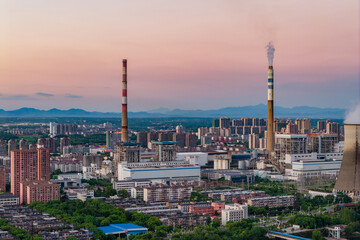 Cooling tower of a thermal power plant