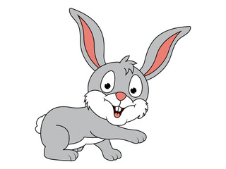 Cute Rabbit Animal Cartoon 