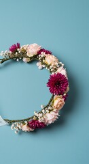 Floral Crescent Moon