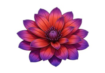 Fototapeta premium Crimson Twilight Bloom