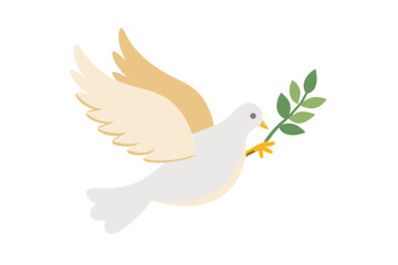 Dove peace symbol icon