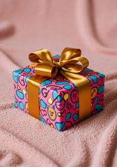 Joyful Hues & Golden Bow