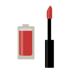 Lipstick Tube and Applicator for Cosmetic Beauty Products