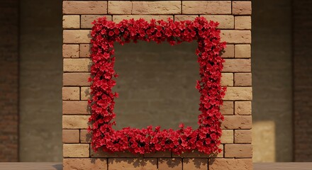 煉瓦と紅の花冠