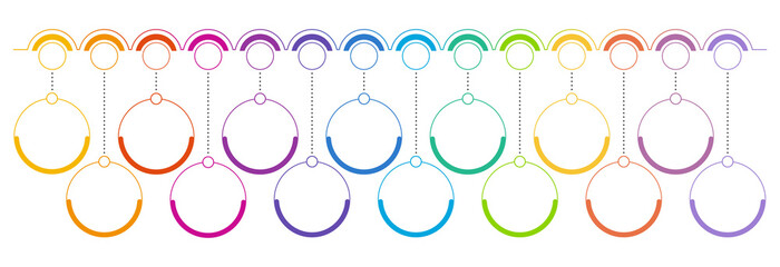 Business infographic 14 process.