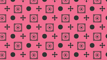 Carom VECTOR PATTERN MULTICOLOURED