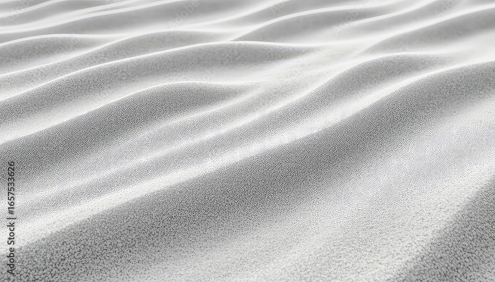 Aufkleber gentle white wavy texture surface with fine grain, creating a calming and minimalist background with