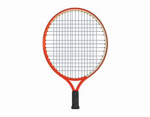 Orange and Black Childrens Tennis Racket.