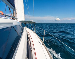 Obraz premium yacht in the sea