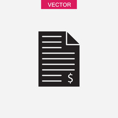 Invoice icon trendy style illustration for web and app..eps