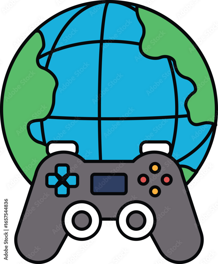 Poster the controller is positioned in the center of the image