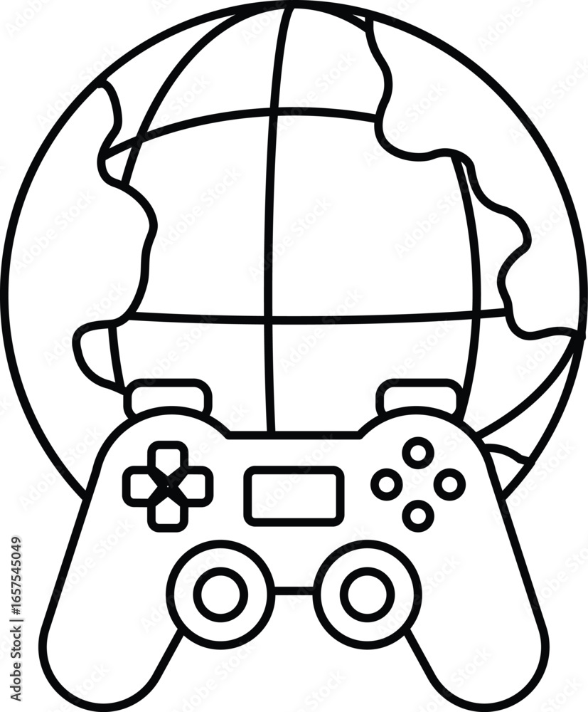 Poster the controller is positioned in the center of the image