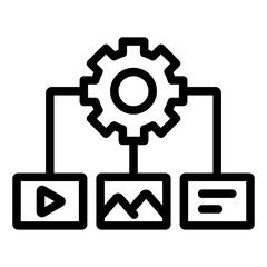 content management icon