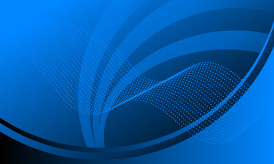 blue dot wave stripes line graphic element abstract background
