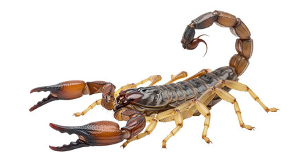 Isolated Scorpion with Claws