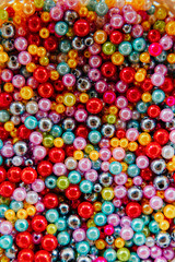 Fototapeta premium Colorful Beads in Pile