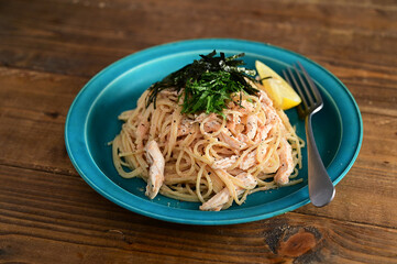 明太マヨパスタ