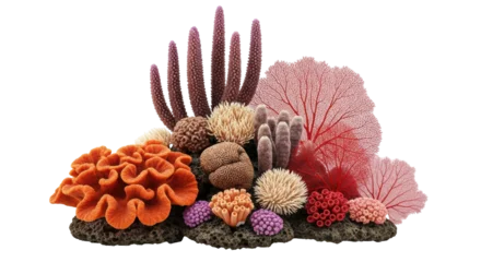 Gardinen Korallentiere Isolated Colorful Coral Reef  © Natalia