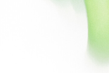 Abstract grainy gradient shape design element, green color blurry noise shape, overlay effect