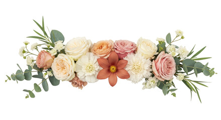 Isolated Floral Arrangement