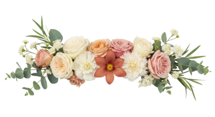 Isolated Floral Arrangement